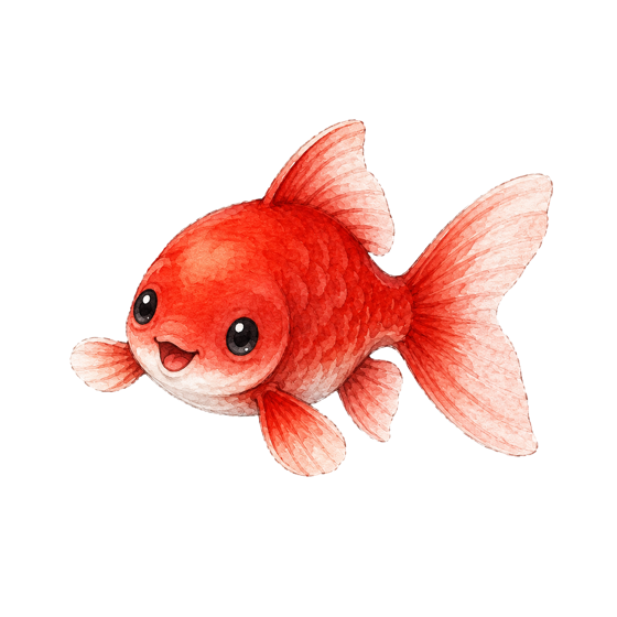Red Bean, the whimsical red fish